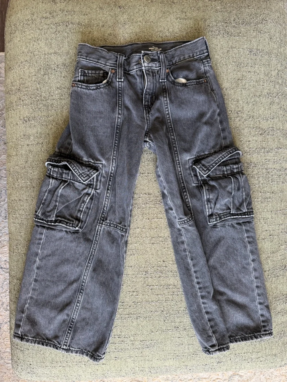 Old Navy Kids Gray Cargo Jeans
